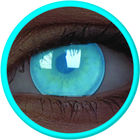 ColourVue Crazy šošovky UV svietiace -  Electric Blue (2 ks ročné) - nedioptrické - Poškodený obal