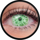 ColourVue Crazy šošovky UV svietiace - Glow Ice Green (2 ks trojmesačné) - nedioptrické
