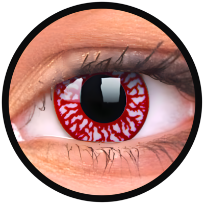 ColourVue Crazy šošovky - Blood Shot (2 ks ročné) - nedioptrické, dopredaj