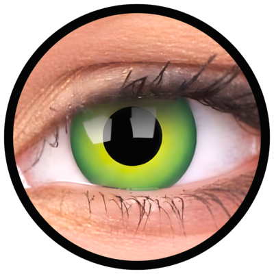 ColourVue Crazy šošovky - Hulk Green (2 ks ročné) - nedioptrické, dopredaj