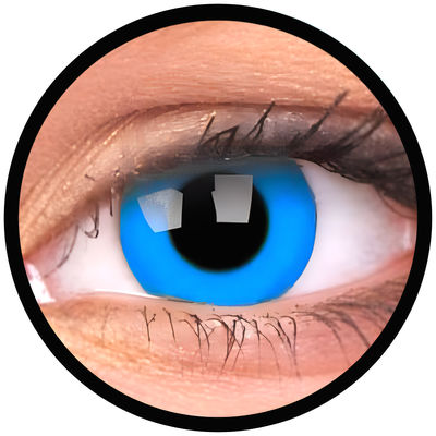 ColourVue Crazy šošovky - Sky Blue (2 ks ročné) - nedioptrické, dopredaj