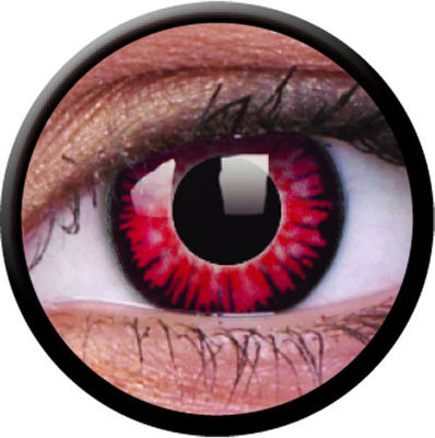 ColourVue Crazy šošovky - Vampire ( 2 ks ročné) - nedioptrické, dopredaj
