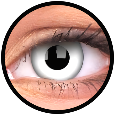 ColourVue Crazy šošovky - WhiteOut (2 ks ročné) - nedioptrické, dopredaj