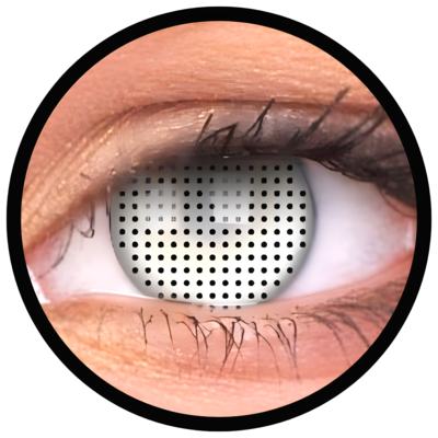 ColourVue Crazy šošovky - White Screen (2 ks ročné) - nedioptrické, dopredaj