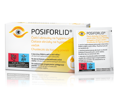 POSIFORLID® - Čistiace obrúsky na hygienu očných viečok 20ks