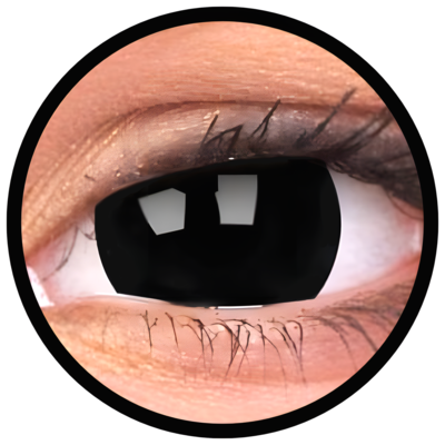 ColourVue Crazy šošovky 17 mm - Black Titan (2 ks trojmesačné ) - nedioptrické