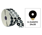 EXTRA silné lepiace podložky - pre automatické brúsky 30 mm x 24 mm, 1000 ks - čierne veľké