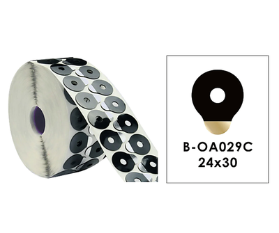 EXTRA silné lepiace podložky - pre automatické brúsky 30 mm x 24 mm, 1000 ks - čierne veľké