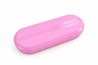 Duo puzdro na okuliare a šošovky - ružové