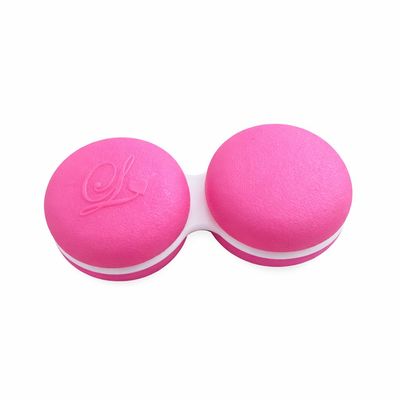 Klasické puzdro makrónka - tmavo ružové