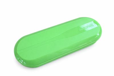 Duo puzdro na okuliare a šošovky - zelené