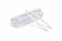 Pinzeta na kontaktné šošovky v puzdre, veľká – biela