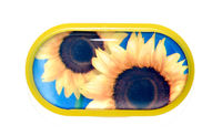 Púzdro so zrkadielkom motív kvety - Slnečnica