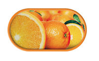 Púzdro so zrkadielkom motív Ovocie - Pomaranč