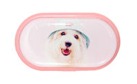 Púzdro so zrkadielkom Psi - Pes v klobúku