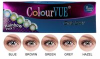 ColourVue Trublends One-Day Rainbow Pack1 - (5 párů barevných šošoviek) - nedioptrické