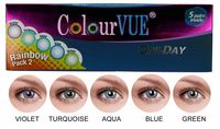 ColourVue Trublends One-Day Rainbow Pack2 - (5 párů barevných šošoviek) - nedioptrické