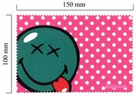 Handričku na okuliare z mikrovlákna Smiley - vyplazeny jazyk